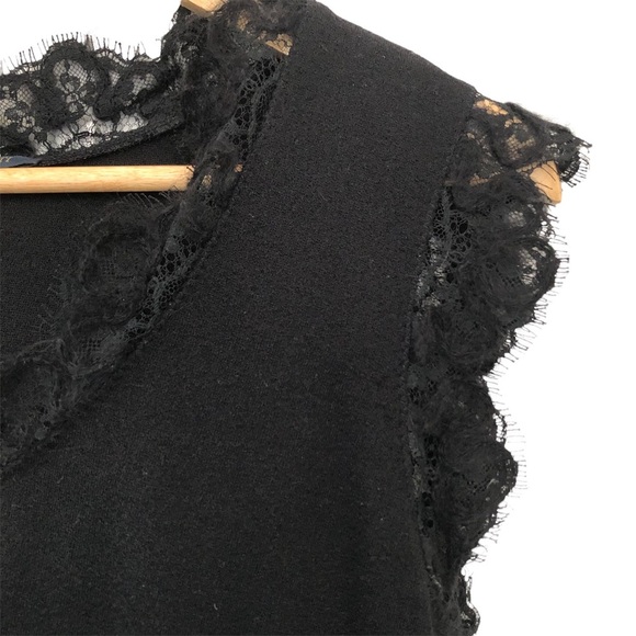 Amuleti vintage lace trim wool Blouse - Picture 7 of 16